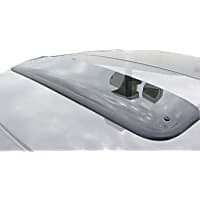 89126 Sunroof Wind Deflector Series Direct Fit Smoked Acrylic Roof Air Deflector, Sold individually