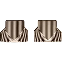 W143TN Second Row All-weather Series Flat Floor Mat, Tan Made of Rubberized Thermoplastic Elastomer