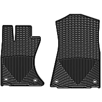 W279 All-weather Series Black Floor Mats, Front Row
