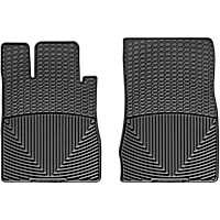 W36 Front Row All-weather Series Flat Floor Mat, Black Made of Rubberized Thermoplastic Elastomer