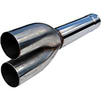 MDDS927 Muffler Delete Pipe - Stainless Steel, Direct Fit