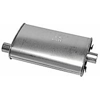 Muffler, With California Emission, Without California Emission, 6 Cyl 3.1L, SoundFX Series - 
