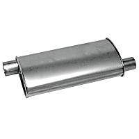 Muffler, Requires PN[35413] (2 1/4) Clamp, Requires PN[41954] Adapter On Outlet, 6 Cyl 3.8L, Tru-Fit Series - 