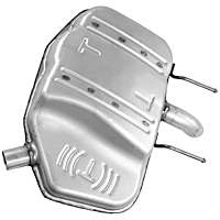 Passenger Side Muffler, Dual Exhaust, 4 Cyl 2.5L, Quiet-Flow SS Series