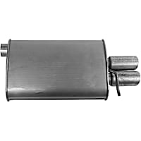 Muffler, Naturally Aspirated, If welded assembly, replace all required parts., 6 Cyl 3.5L, Quiet-Flow Series - 