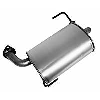 Driver Side Muffler, Naturally Aspirated, LEV II LEV, 2.5L 4Cyl, Quiet-Flow SS Series