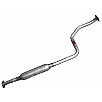 55217 Resonator - Natural, Aluminized Steel, Direct Fit, Sold individually