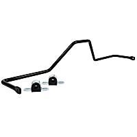 BNR17 Rear Sway Bar Kit, 18 mm, Non-adjustable, Powdercoated Silver
