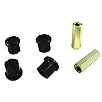 W13327 Steering Rack Bushing - Black, Synthetic Elastomer, Direct Fit, Kit