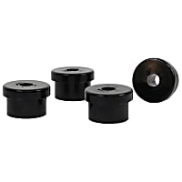 W71411 Leaf Spring Bushing - Black, Synthetic Elastomer, Direct Fit, Set of 2