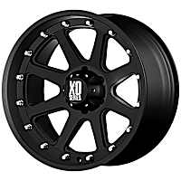 XD79879055712N Aluminum Matte Black Wheel, 17 in. X 9 in., 5 x 5.5 Bolt Pattern