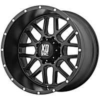 XD82088036738 Aluminum Satin Black Wheel, 18 in. X 8 in., 5 x 4.5 in. Bolt Pattern