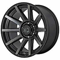 XD84768064410 Aluminum Satin Black Wheel, 16 in. X 8 in., 6 x 4.5 in. Bolt Pattern
