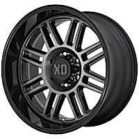 XD85029080400 Aluminum Gloss Black Wheel, 20 in. X 9 in., 8 x 6.5 in. Bolt Pattern