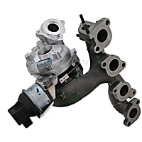 5303-988-0208 Turbocharger with Exhaust Manifold - Replaces OE Number 03L-253-056
