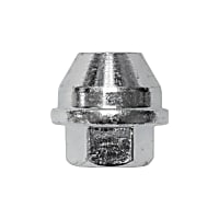 YSPLN-007 Lug Nut - Silver, Steel, Hex, M14-2 Direct Fit, Sold individually