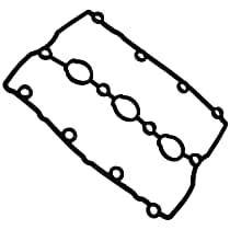 Valve Cover Gasket, Includes Spark Plug Tube Seals, 2 Required, 6 Cyl 3.0L, Beck Arnley OE Replacement - 