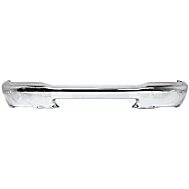 Front Bumper, Chrome, With Molding Holes, Without Mounting Brackets