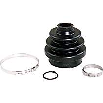 103-2458 OE Replacement Series CV Boot - Black, Direct Fit, Kit