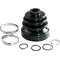 103-2587 OE Replacement Series CV Boot - Black, Direct Fit, Kit