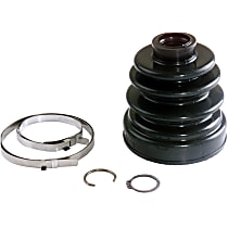 OE Replacement Series CV Boot - Black, Direct Fit, Kit