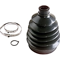 OE Replacement Series CV Boot - Black, Direct Fit, Kit