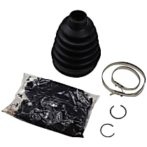 OE Replacement Series CV Boot - Black, Direct Fit, Kit