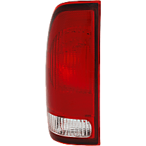 Driver Side Halogen Tail Light, Without bulb(s), OE Replacement, CAPA Certified