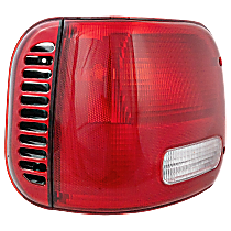 Driver Side Halogen Tail Light, Without bulb(s), Naturally Aspirated, GAS, Standard Cargo Van, OE Replacement