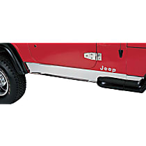 11145.02 Rocker Panel Guards - Polished, Stainless Steel, Direct Fit, Set of 2