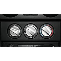11420.05 A/C Control Knob - Natural, Billet Aluminum, Direct Fit, Set of 3