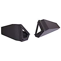 11540.12 Front, Driver and Passenger Side Xtreme Heavy Duty Series Bumper End, Powdercoated Textured Black