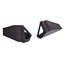 11540.42 Front, Driver and Passenger Side Xtreme Heavy Duty Series Bumper End, Powdercoated Textured Black