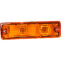 Front, Driver Side Turn Signal Light, With bulb(s)
