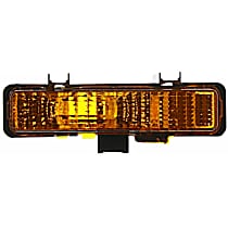 Front, Passenger Side Turn Signal Light, Without bulb(s)