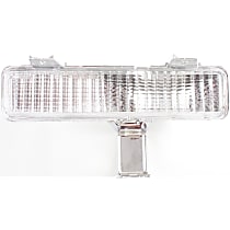 Front, Driver Side Turn Signal Light, Without bulb(s)