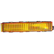Front, Passenger Side Turn Signal Light, Without bulb(s)