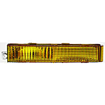 Front, Driver Side Turn Signal Light, Without bulb(s)