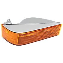 Front, Passenger Side Turn Signal Light, Without bulb(s)