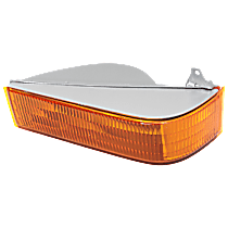 Front, Driver Side Turn Signal Light, Without bulb(s)