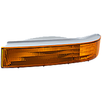 Front, Driver Side Turn Signal Light, Without bulb(s)