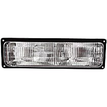 Front, Passenger Side Turn Signal Light, without Bulb, For Models with Composite Headlight