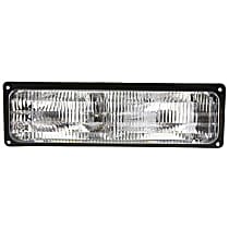 Front, Driver Side Turn Signal Light, without Bulb, For Models with Composite Headlight