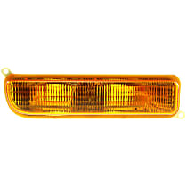 Front, Passenger Side Turn Signal Light, Without bulb(s)