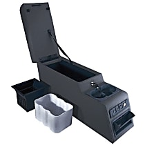 13102.01 Ultimate Locking Series Console - Black, Plastic, Direct Fit, Sold individually