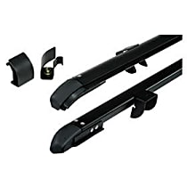 13308.04 Windshield Channel Header - Black Powdercoated, Direct Fit, Sold individually