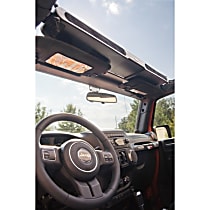 13551.14 Overhead Series Console - Black, Plastic, Direct Fit, Sold individually