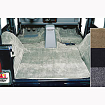 13690.09 Front and Rear Carpet Kit, Gray, Carpet