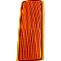 Front, Passenger Side Reflector, For Models with Single Sealed Beam Headlights