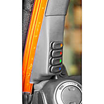 17235.86 Accessory Switch Housing - Textured Gray, Thermoplastic, Direct Fit